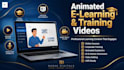 create online elearning video course creation and training video