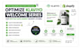 optimize klaviyo welcome series for peptide supplement shopify ecommerce stores