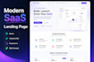 create modern ai saas landing pages