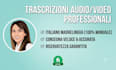 transcribe your italian audio and video files