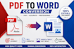 convert PDF to editable word accurately and professionally