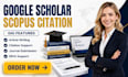 increase google scholar citation, backdate citation, scopus citation