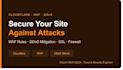 secure your website with cloudflare waf and ddos protection