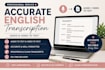 accurately transcribe english audio and video