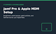 set up and manage your jamf pro apple mdm deployment