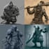 create dnd character design, concept art and illustration
