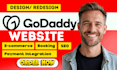 fix godaddy website design godaddy airo website redesign godaddy seo expert