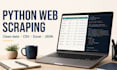scrape websites and deliver clean structured data using python