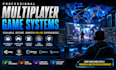 develop multiplayer game systems, networking, matchmaking and lobby