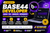 develop base44 ai apps, fix bugs, migrate websites ntegrate apis
