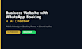 build business websites with whatsapp booking and ai chatbot