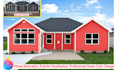 change house color and do exterior visualization