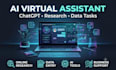 provide ai assistance research and data entry service
