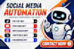 create social media bot, youtube bot, instagram bot, tiktok bot, twitter x bot