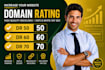 increase ahrefs DR 70 with premium high authority backlinks
