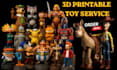 create 3d printable  toy, action figure, character sculpt, stl model