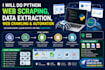 do python web scraping and data extraction