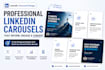 create professional linkedin carousel designs