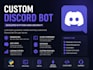 develop a custom discord bot using python