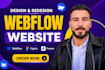 design, redesign and develop webflow website, convert figma to webflow