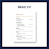 create your CV asap