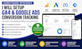 setup ga4 ecommerce tracking and google ads conversion tracking