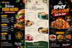 design professional restaurant menu and food posters