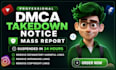 send dmca takedown notice tiktok fb, reddit, instagram,yt,onlyfans under dmca