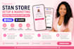 setup stan store digital product, stan store, stan store marketing, payhip