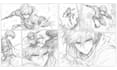 draw manga comic book, webtoon layout and vertical format webcomic panels