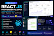 build a responsive react js frontend website