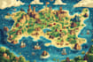 draw custom vector map design for event venue and city