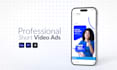 create a professional short video ad