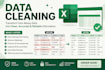 do you entry data and data cleaning on excel
