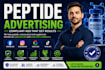 fix peptides ads issues, setup complaint facebook tiktok google peptides ads