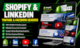 linkedin banner facebook cover shopify header template professional brand