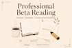 professionally beta read your book