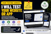 test your mobile app and website for user experience issues