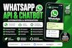 setup whatsapp API, whatsapp chatbot and whatsapp automation