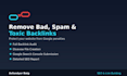 remove bad, spam and toxic backlinks from your website