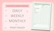 create custom printable planner designs