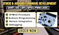 write c and code for stm32, arduino, and embedded microcontrollers