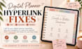 fix your etsy digital planner hyperlinks, tabs and PDF navigation