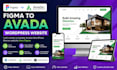 create complete avada wordpress theme website from figma