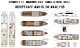 perform marine cfd simulation, hull resistance, and flow analysis