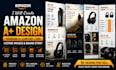 create amazon a plus design, premium content, ebc, listing image, brand story