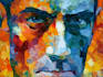 create modern abstract digital art paintings