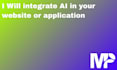integrate ai in your website or application