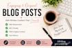 write engaging blog posts and website articles