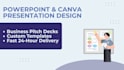 design professional powerpoint and canva presentation slides